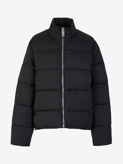 Shop Givenchy Printed Padded Jacket In One Inside Pocket