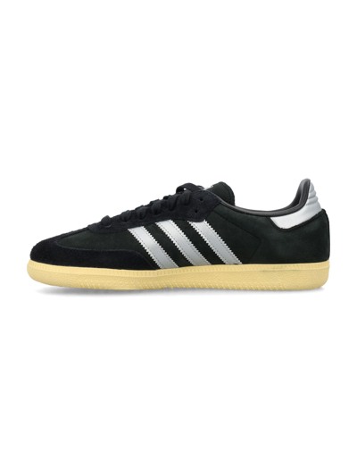 Shop Adidas Originals Samba Og Woman In Cblack/msilver/almyel