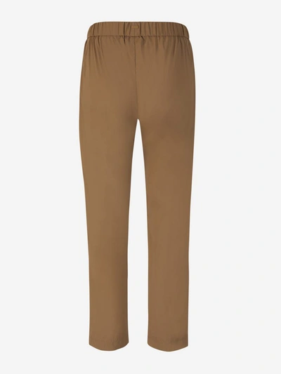 Shop Herno Plain Technical Joggers In Taupe