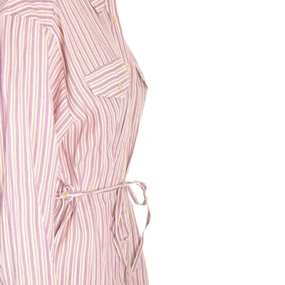 Shop Isabel Marant Striped Dress In 86lc