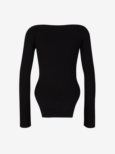 Shop Khaite Maddy Knit Top In Negre