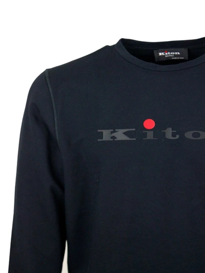 Kiton Sweaters In Blue