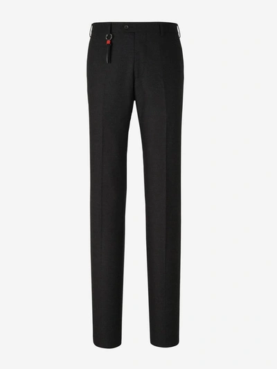 Shop Marco Pescarolo Tailored Cashmere Trousers In Dark Grey