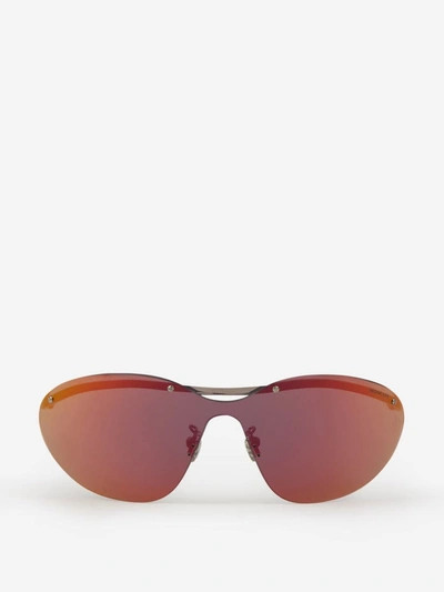 Shop Moncler Carrion Sunglasses In Metal Frame