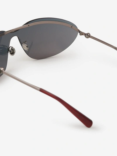 Shop Moncler Carrion Sunglasses In Metal Frame