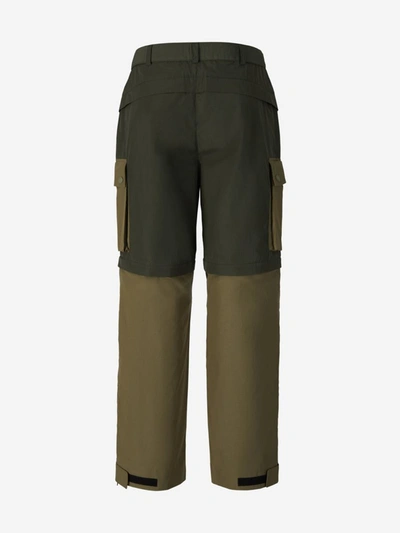 Shop Moncler Genius Cargo Technical Trousers In Two Flap Pockets On The Sides