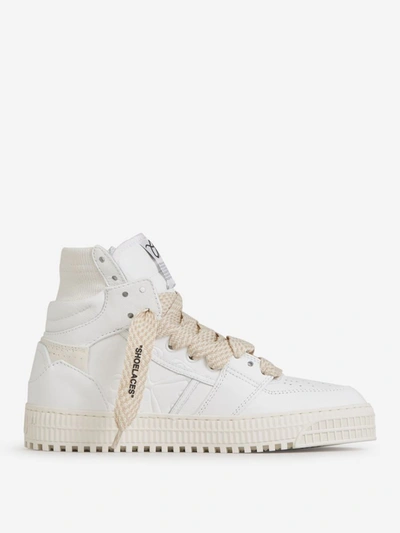 Shop Off-white Leather 3.0 Sneakers In Blanc