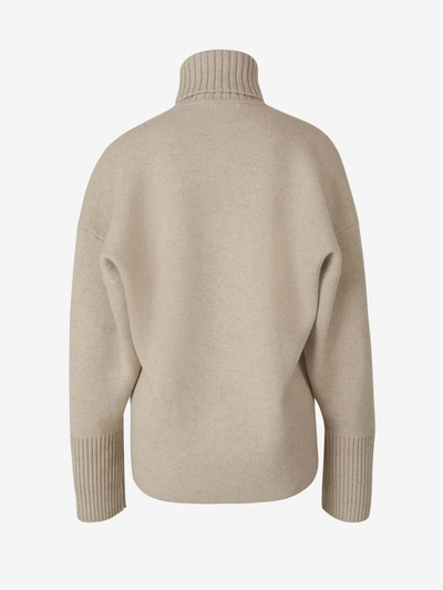 Shop Proenza Schouler Cashmere Knit Sweater In Sand Brown