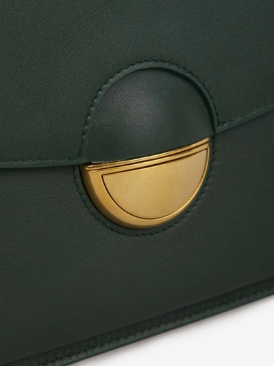 Shop Proenza Schouler Dia Day Leather Bag In Dark Green