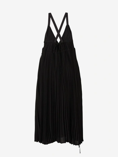 Shop Proenza Schouler Pleated Midi Dress In Black