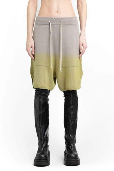 Shop Rick Owens Shorts In Green