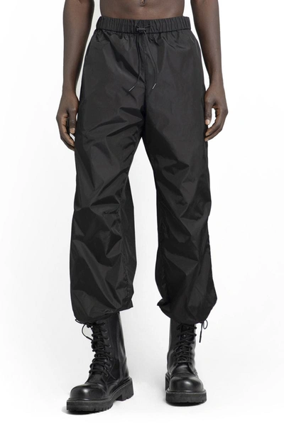 Shop Simone Rocha Trousers In Black