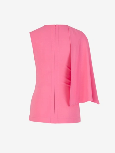 Shop Stella Mccartney Single Shoulder Top In Rosa