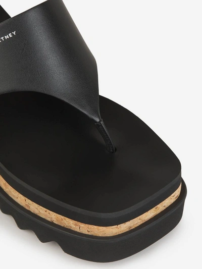 Shop Stella Mccartney Sneak-elyse Platform Sandals In Negre
