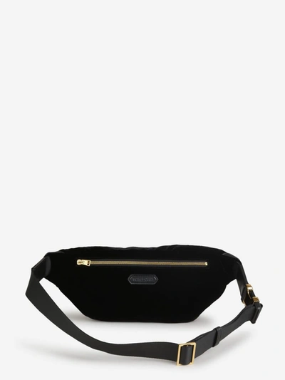 Shop Tom Ford Contrast Velvet Belt Bag In Black