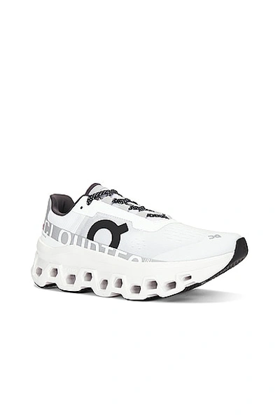 On White Cloudmster Sneakers In All White