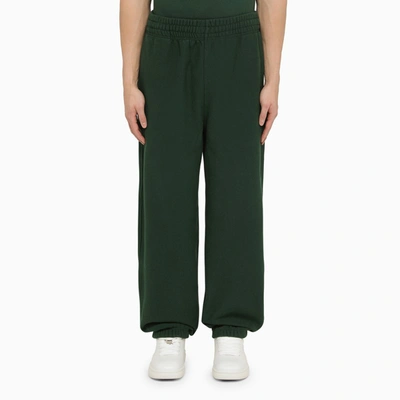 Shop Burberry | Ivy Green Cotton Jogging Pants