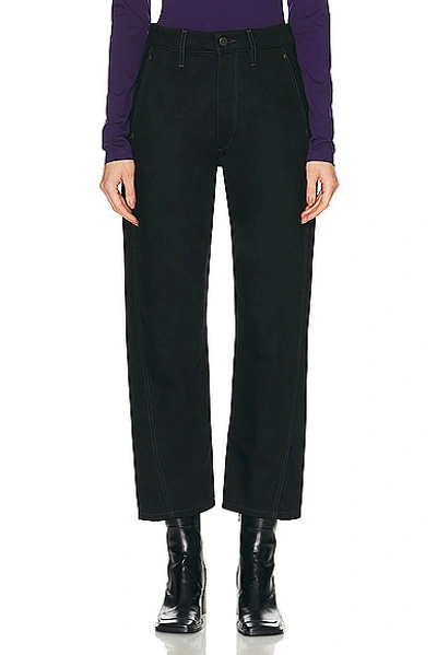 Lemaire Twisted Trousers In Black