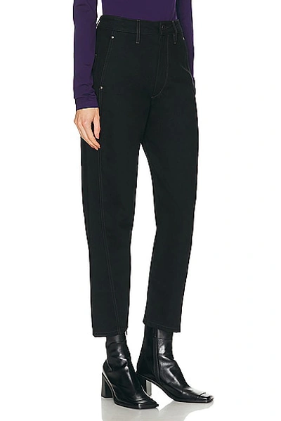 Shop Lemaire Twisted Pant In Black