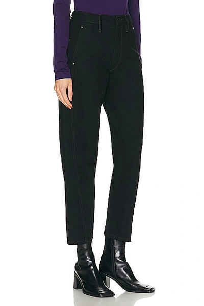 Lemaire Twisted Trousers In Black