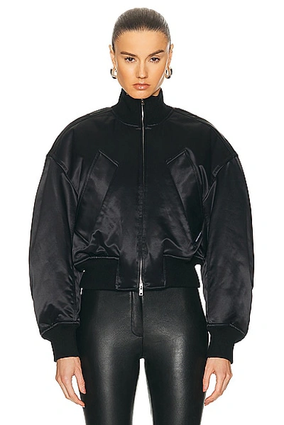 Shop Alexander Wang Bomber Jacket In Black