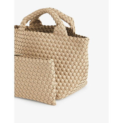 Naghedi Womens Cashmere St. Barths Mini Woven Tote Bag In Cashmere
