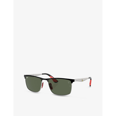 Ray Ban X Scuderia Ferrari Rb3726m Sonnenbrille In Black
