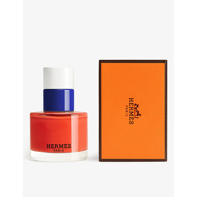 Shop Hermes Les Mains Hermès Nail Polish In 36 Orange Tonique