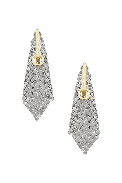 Shop Demarson Stevie Earrings In 12k Shiny Gold & Silver