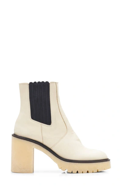 Shop Free People James Chelsea Boot In White Leather