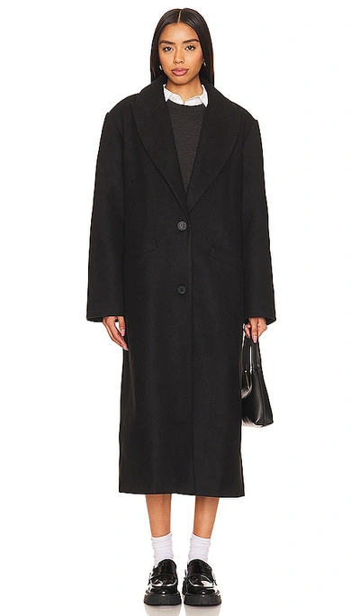 Shop Lioness Olsen Coat In 黑色