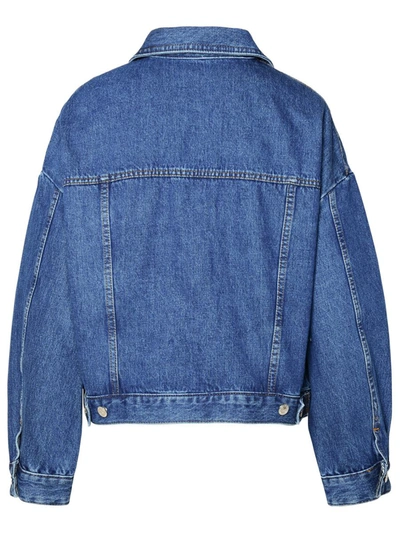 Shop Apc A.p.c. Blue Cotton Jacket
