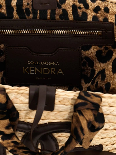 Shop Dolce & Gabbana 'kendra' Small Shopping Bag In Multicolor