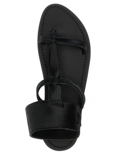Shop Kjacques K.jacques 'caravelle' Sandals In Black