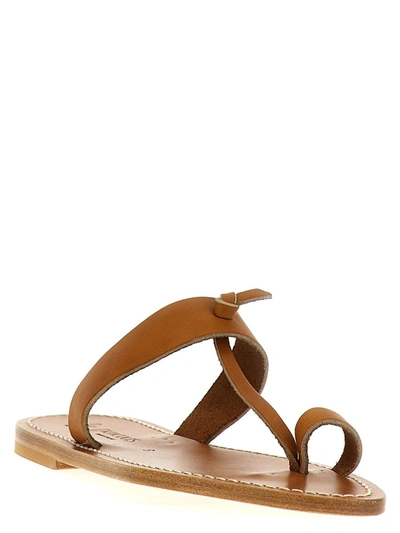 Shop Kjacques K.jacques 'ganges' Sandals In Brown