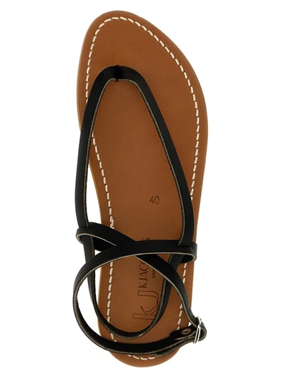 Shop Kjacques K.jacques 'delta' Sandals In Black