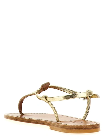 Shop Kjacques K.jacques 'picon' Thong Sandals In Gold