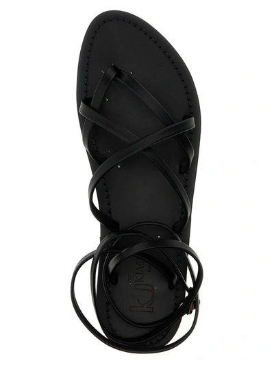 Shop Kjacques K.jacques 'zenobie' Sandals In Black