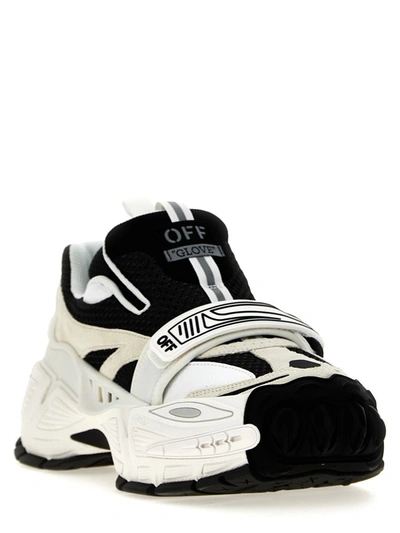 Shop Off-white 'glove' Sneakers In White/black