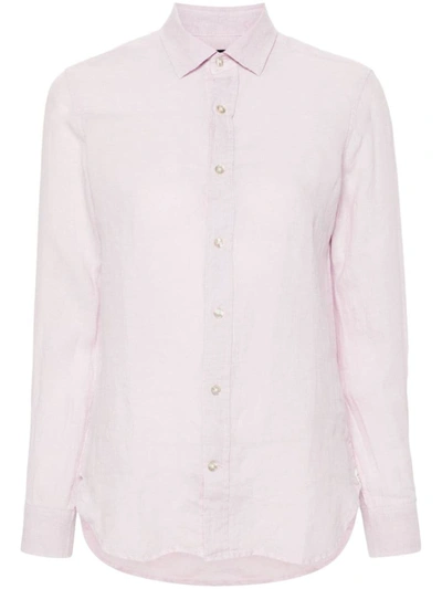 Shop Peuterey Ginestra Cotton Shirt In Lilac
