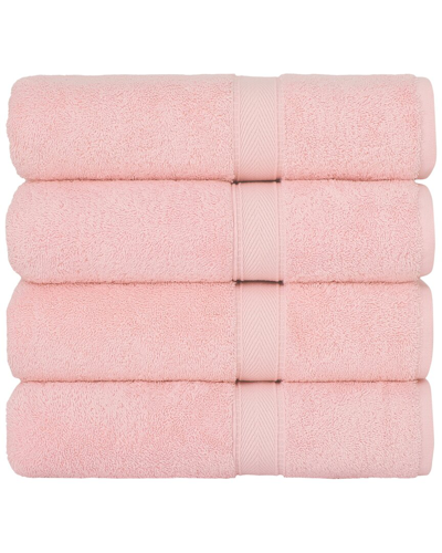 Shop Linum Home Textiles Set Of 4 Turkish Cotton Sinemis Terry Bath Towels