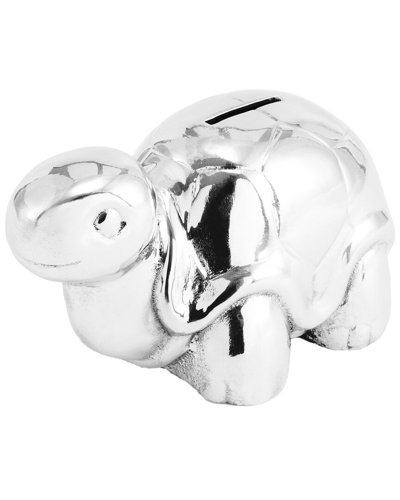 Shop Michael Aram Turtle Coin Bank In Silver