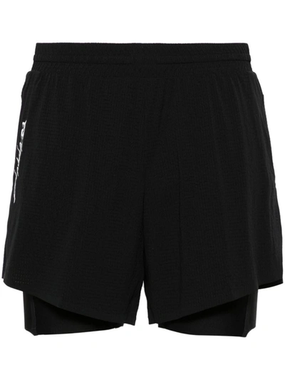 Shop Y-3 Adidas Running Shorts In Black