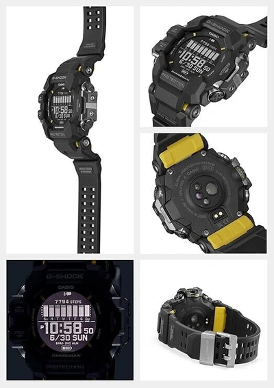 Pre-owned Casio G-shock Rangeman Gpr-h1000-1jr Master Of Bluetooth Gps Men Watch Japan