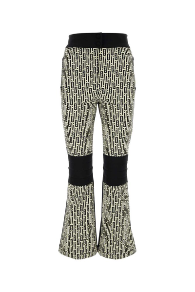 Shop Fendi Monogrammed Ski Trousers In Multi