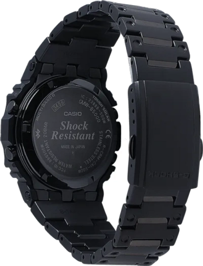 Pre-owned Casio G-shock Gmwb5000mb-1a Full Metal Texture Crafted Black