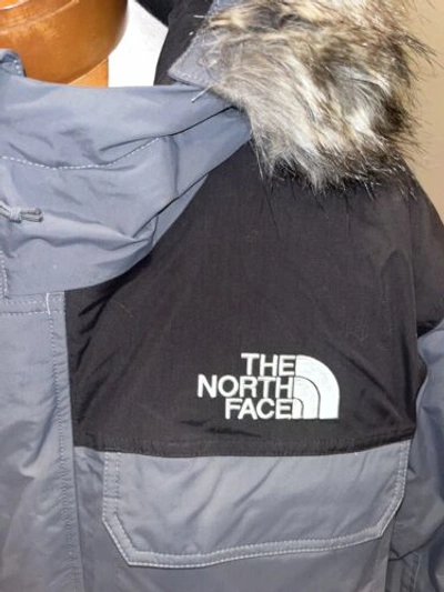 Pre-owned The North Face Men's Mcmurdo Bomber Jacket Grey Black Size 3xl $350 In Grey And Black