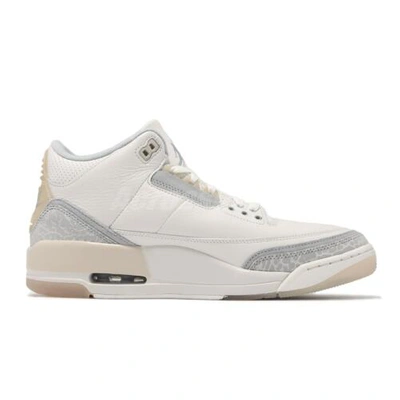 Pre-owned Jordan Nike Air  3 Retro Craft Aj3 Ivory Men Casual Shoes Sneakers Fj9479-100 In White