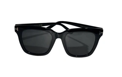 Pre-owned Tom Ford Ft0970-k 01a Square Sunglasses - Black/gray
