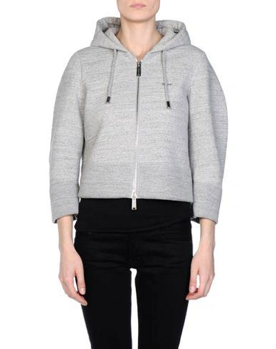 Shop Dsquared2 Jacket In Light Grey